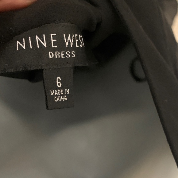 Nine West Black Mini Dress with Silver Accents - Picture 6 of 6